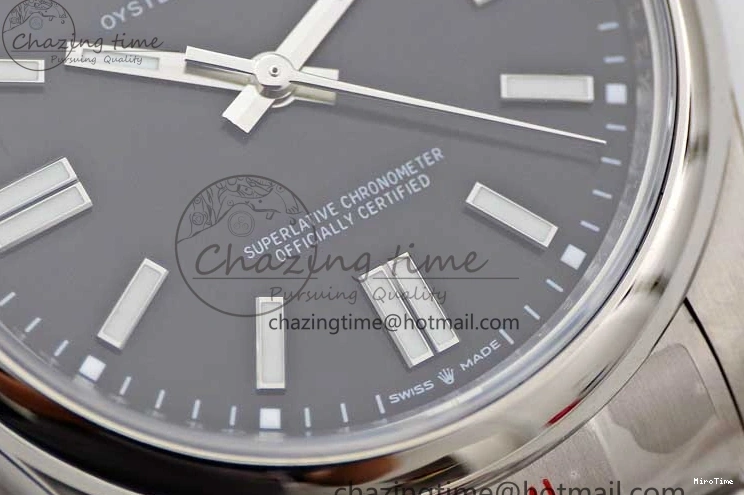 MiroTime 0505 Timeless Oyster Perpetual 41mm 124300 EWF 1:1 Best Edition 904L Steel Black Dial on SS Bracelet A 2192